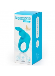 Голубое эрекционное виброкольцо Happy Rabbit Rechargeable Rabbit Cock Ring - Happy Rabbit - в Омске купить с доставкой