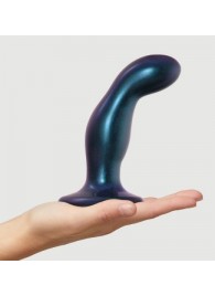 Темно-синяя насадка Strap-On-Me Dildo Plug Snaky size M - Strap-on-me - купить с доставкой в Омске