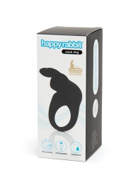 Черное эрекционное виброкольцо Happy Rabbit Rechargeable Rabbit Cock Ring - Happy Rabbit - в Омске купить с доставкой