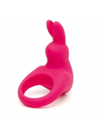 Розовое эрекционное виброкольцо Happy Rabbit Rechargeable Rabbit Cock Ring - Happy Rabbit - в Омске купить с доставкой