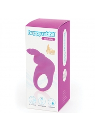 Фиолетовое эрекционное виброкольцо Happy Rabbit Rechargeable Rabbit Cock Ring - Happy Rabbit - в Омске купить с доставкой