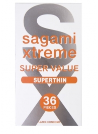 Ультратонкие презервативы Sagami Xtreme Superthin - 36 шт. - Sagami - купить с доставкой в Омске