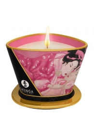 Массажная свеча Rose Petals с ароматом розы - 170 мл. - Shunga - купить с доставкой в Омске