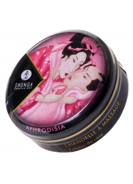 Массажная свеча Rose Petals с ароматом розы - 30 мл. - Shunga - купить с доставкой в Омске
