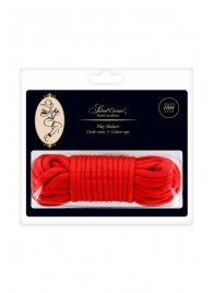 Красная веревка для фиксации - 10 м. - Sweet Caress - купить с доставкой в Омске