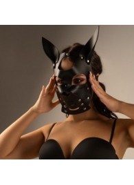 Черная маска  Собака  с ушками - Crazy Handmade - купить с доставкой в Омске