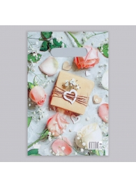 Полиэтиленовый пакет  Подарочек  с вырубной усиленной ручкой - 20 х 30 см. - Сима-Ленд - купить с доставкой в Омске