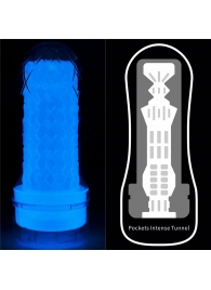 Светящийся в темноте мастурбатор Lumino Play Masturbator Pocketed - Lovetoy - в Омске купить с доставкой