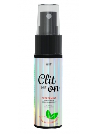 Клиторальный возбуждающий спрей Clit Me On Peppermint - 12 мл. - INTT - купить с доставкой в Омске