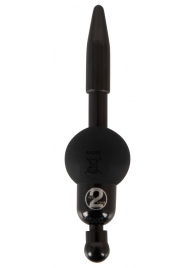 Черный уретральный вибростимулятор Vibrating Penis Plug - Orion - купить с доставкой в Омске