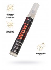 Оральный спрей ORGIE Wow! Strawberry Ice Blowjob Spray с охлаждающим и возбуждающим эффектом - 10 мл. - ORGIE - купить с доставкой в Омске