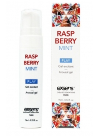 Возбуждающий гель Raspberry Mint с ароматом малины и мяты - 15 мл. - Exsens - купить с доставкой в Омске