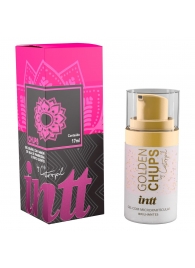 Возбуждающий гель Golden Chups с малиновым ароматом - 17 мл. - INTT - купить с доставкой в Омске