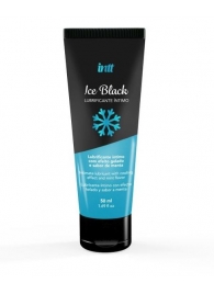 Лубрикант на водной основе Ice Black с ледяным эффектом - 50 мл. - INTT - купить с доставкой в Омске