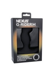 Черный вибромассажер простаты Nexus G-Rider+ - 12,6 см. - Nexus Range - в Омске купить с доставкой