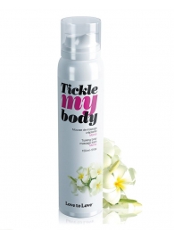Массажная хрустящая пенка Tickle My Body Monoi с ароматом моной - 150 мл. - Love to Love - купить с доставкой в Омске