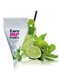 Съедобное согревающее массажное масло Love Me Tender Mojito с ароматом мохито - 10 мл. - Love to Love - купить с доставкой в Омске