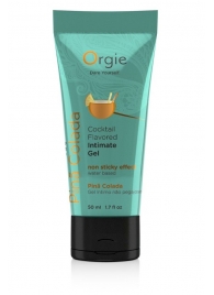 Съедобный интимный гель Orgie Lube Tube Cocktail Pina Colada - 50 мл. - ORGIE - купить с доставкой в Омске