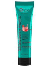 Съедобный интимный гель Orgie Lube Tube Cocktail Strawberry Mojito - 100 мл. - ORGIE - купить с доставкой в Омске