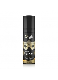 Съедобный гель Dual Vibe Pina Colada с эффектом вибрации и вкусом коктейля пина колада - 15 мл. - ORGIE - купить с доставкой в Омске