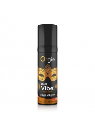Съедобный гель Dual Vibe Sex On The Beach с эффектом вибрации и вкусом коктейля «секс на пляже» - 15 мл. - ORGIE - купить с доставкой в Омске