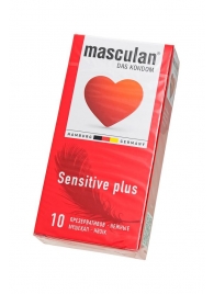 Презервативы Masculan Sensitive plus - 10 шт. - Masculan - купить с доставкой в Омске