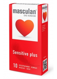 Презервативы Masculan Sensitive plus - 10 шт. - Masculan - купить с доставкой в Омске