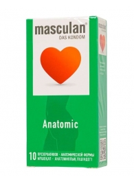Презервативы анатомической формы Masculan Anatomic - 10 шт. - Masculan - купить с доставкой в Омске