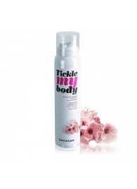 Массажная хрустящая пенка Tickle My Body Cherry Blossom с ароматом вишневого цвета - 150 мл. - Love to Love - купить с доставкой в Омске