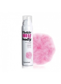 Массажная хрустящая пенка Tickle My Body Cotton Candy с ароматом сладкой ваты - 150 мл. - Love to Love - купить с доставкой в Омске