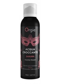 Хрустящая пенка для массажа Orgie Acqua Croccante Sakura с ароматом сакуры - 150 мл. - ORGIE - купить с доставкой в Омске