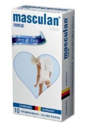 Ультратонкие презервативы Masculan Ultra Fine с обильной смазкой - 10 шт. - Masculan - купить с доставкой в Омске