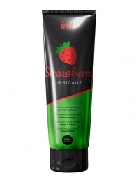 Смазка на водной основе с ароматом клубники Strawberry Lubricant - 100 мл. - INTT - купить с доставкой в Омске