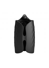 Черный мастурбатор с вибростимуляцией головки Black Glans Trainer - Baile - в Омске купить с доставкой