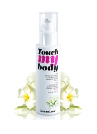 Силиконовый лубрикант 2-в-1 Touch My Body с ароматом моной - 100 мл. - Love to Love - купить с доставкой в Омске