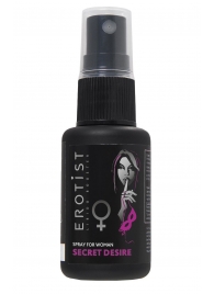 Возбуждающий спрей для женщин Erotist Secret Desire - 30 мл. - Erotist Libido Booster - купить с доставкой в Омске