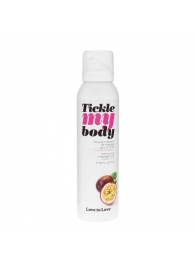 Массажная хрустящая пенка Tickle my body с ароматом маракуйи - 150 мл. - Love to Love - купить с доставкой в Омске