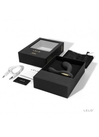 Чёрный перезаряжаемый стимулятор простаты Bruno Black - Lelo - в Омске купить с доставкой