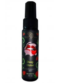 Спрей для горла Deep Throat с десенсибилизирующим эффектом и вкусом клубники - 50 мл. - БиоМед - купить с доставкой в Омске