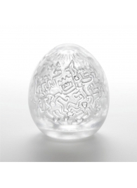 Мастурбатор-яйцо Keith Haring EGG PARTY - Tenga - в Омске купить с доставкой