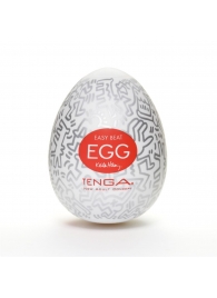 Мастурбатор-яйцо Keith Haring EGG PARTY - Tenga - в Омске купить с доставкой