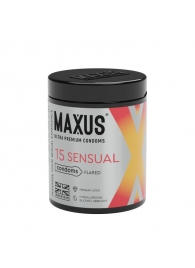 Анатомические презервативы MAXUS Sensual - 15 шт. - Maxus - купить с доставкой в Омске