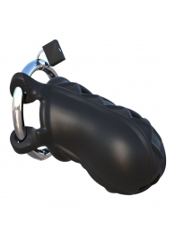 Черный замок верности Extreme Silicone Cock Blocker - Pipedream - купить с доставкой в Омске