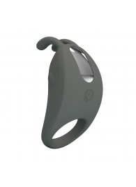 Серое эрекционное кольцо с вибрацией Master Ring - Baile - в Омске купить с доставкой