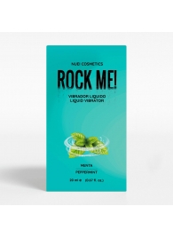 Жидкий вибратор Nuei Rock Me! с ароматом мяты - 20 мл. - Nuei cosmetics - купить с доставкой в Омске