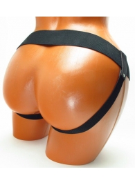Трусики для страпона коричневого цвета - БДСМ Арсенал - купить с доставкой в Омске