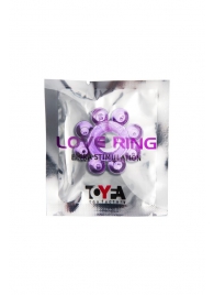 Мягкая фиолетовая гелевая насадка - Toyfa Basic - в Омске купить с доставкой