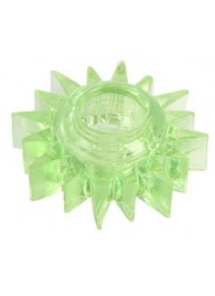 Зеленое эрекционное кольцо-солнце - Toyfa Basic - в Омске купить с доставкой