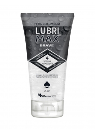 Водно-силиконовый интимный гель-смазка Lubrimax Brave - 75 мл. - ИнтелБИО - купить с доставкой в Омске