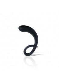 Черный массажер простаты Curving Curt - 13 см. - MyStim - купить с доставкой в Омске